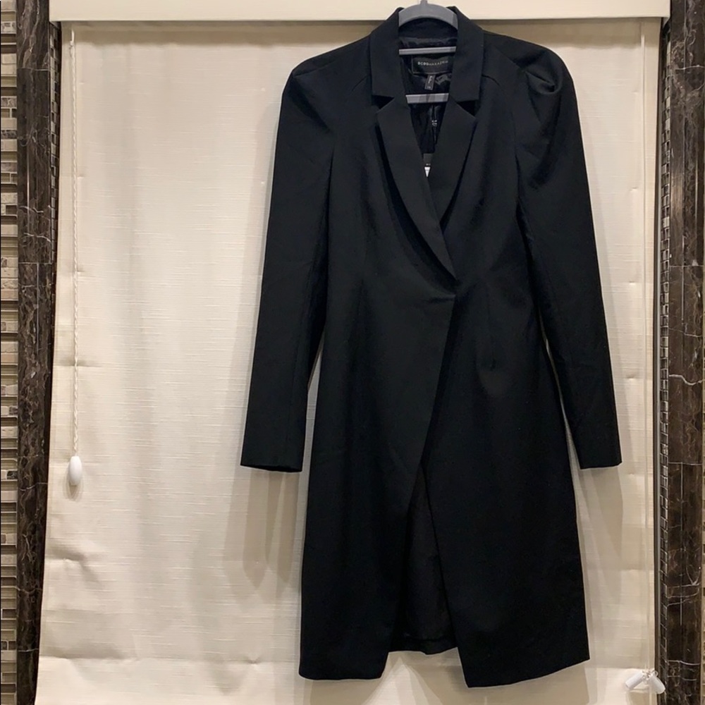 BCBG MaxAzria Long Black Blazer NEW
